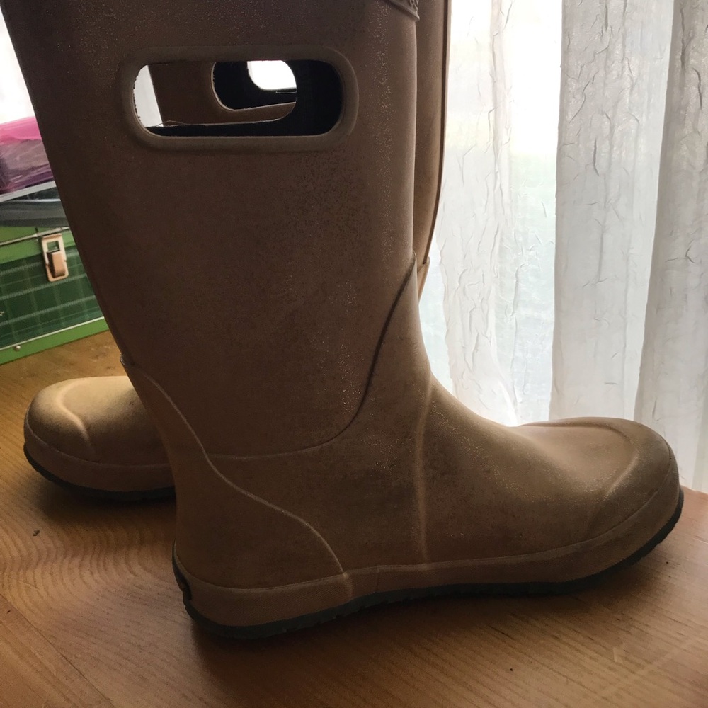 Bogs Kids Tan Rain & Snow Boots